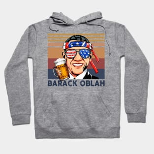 Barack Obama US Drinking 4th Of July Vintage Shirt Independence Day American T-Shirt Hoodie